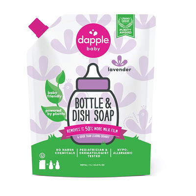 Dapple Baby Bottle Soap & Dish Soap Refill Baby, Fragrance Free, Plant  Based Dish Liquid for Dishes & Baby Bottles - Hypoallergenic Soap, Liquid  Soap Refill, 30 Fl Oz (Pack of 2) - Yahoo Shopping