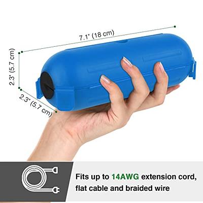 Welkin 1-Pack Outdoor Extension Cord Cover, Water-Resistant Electrical Connection Box, Fits AWG12-18 Cords, Protects Outdoor Outlets, Plugs, Sockets