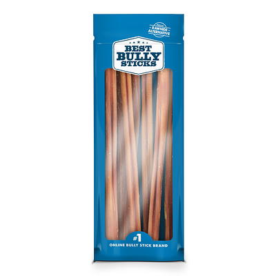 EcoKind Pet Treats All-Natural Hollow Gullet Bully Stick Chews Dog Treats (30-Pack) 6 inch 15 Pack