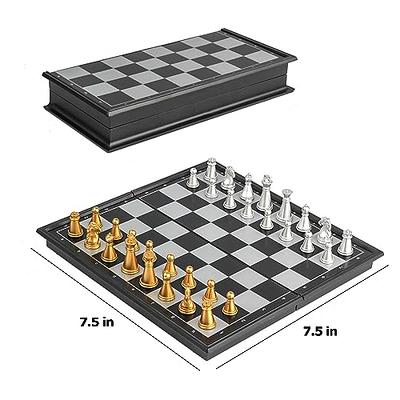  Mini Chess Set - Vikutu 5.11 Inch Small Portable