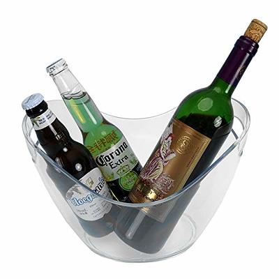 White Ice Bucket Wine Cooler Acrylic - Moet - 3 liters