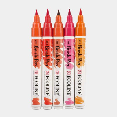 Royal Talens Ecoline Brush Pen Sets - Liquid Watercolour Paint Brush Pens