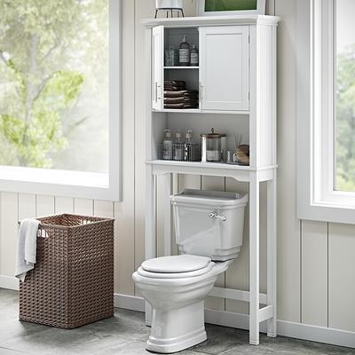 J&V TEXTILES 3-Shelf Metal Bathroom Organizer Over The Toilet