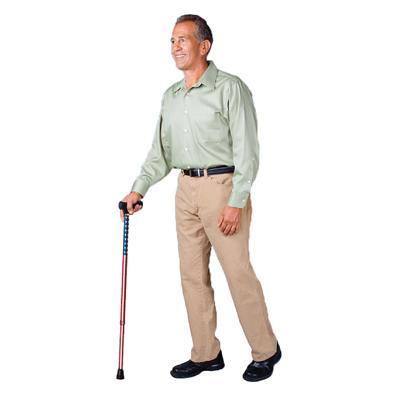 Brazos 34 Twisted Oak or Ash Derby Walking Cane, Red