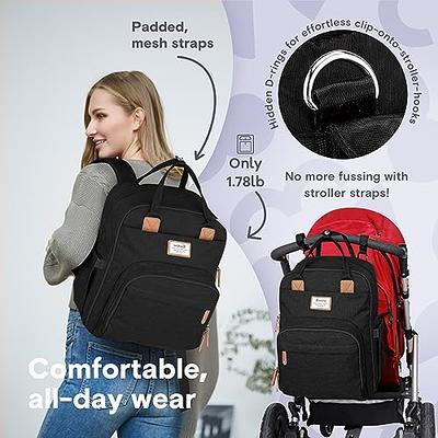 RUVALINO Large Diaper Bag Backpack, Multifunction Travel Maternity