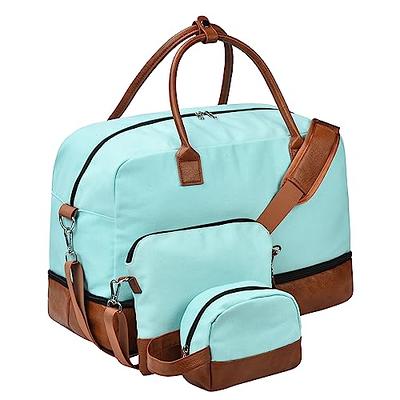 Lekebobor Weekender Bag for Women Travel Overnight Bag with Shoes Bags  Shoes Compartment Toiletry Bag, Travel Duffle Bag for Women Large Holdall