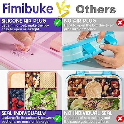 Fimibuke Bento Lunch Box for Kids - Leak Proof Toddler Bento Box