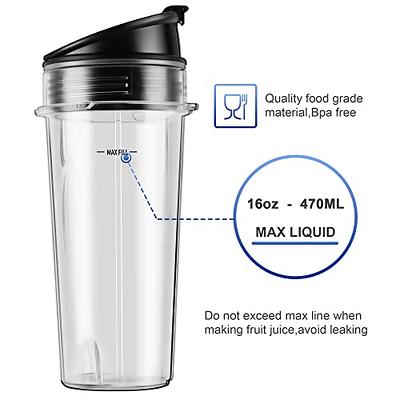 2X Blender Cup Replacement For Nutri Ninja Blender Cup, Blender