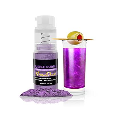 BREW GLITTER Purple Edible Glitter For Drinks, Cocktails