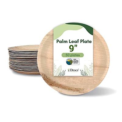 Disposable Bamboo Plates - 9, Eco-Friendly