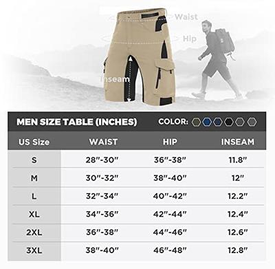 XKTTAC Men's Outdoor Quick Dry Lightweight Cargo Shorts for Hiking