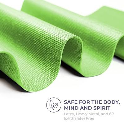 Sensu Large Yoga Mat - 6' x 4' x 9mm Extra Thick Exercise Mat for