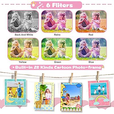  Sinceroduct Mini Kids Camera for Girls & Boys- 20MP Digital  Camera for Kids & Toddlers – Kids Selfie Camera Video Camera, 2.0 Inch IPS  Screen - 32GB SD Card Included 