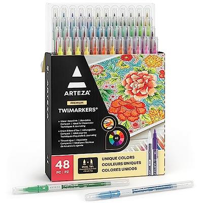 Brled 204 Colors Alcohol Markers with Free App, Alcohol-Based Markers for  Artists, Art Markers for Painting, Coloring, Sketching and Drawing, Chisel