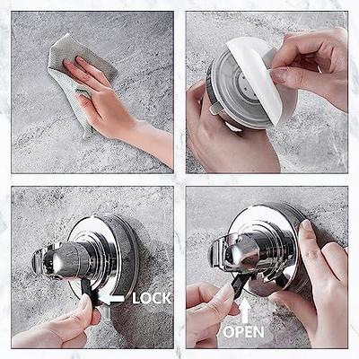 Starensky Shower Head Holder, Wall Mounted Shower Holder, Adjustable  Suction Cup Shower Bracket, Relocatable Shower Wand Attachment for Bathroom  Wall