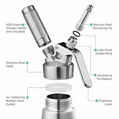 iSi North America 1 Pint Stainless Cream Whipper Dispenser