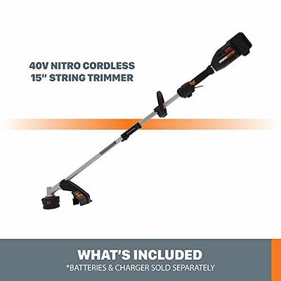 40V Cordless 15 In. String Trimmer - Tool Only