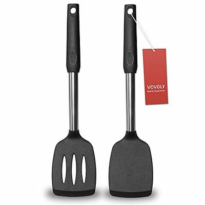 Kitchen Spatulas Silicone Turner Spatula Set Heat-Resistant Flexible Rubber Silicone  Spatulas Silicone Set Egg Turners Pancake