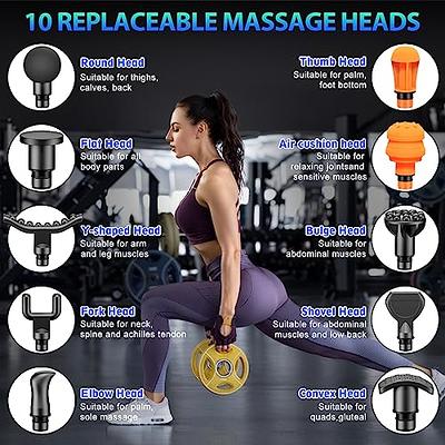 Massage Gun Deep Tissue,Percussion Back Massager for Athletes Matte Black