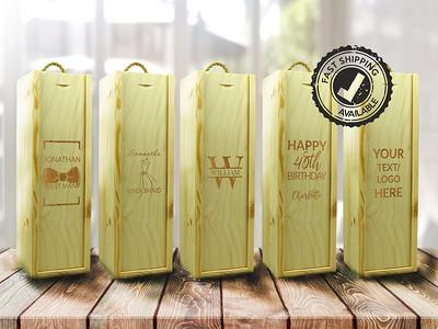 Bamboo Kitchen Utensil Holder - Custom Gift for Bride & Groom