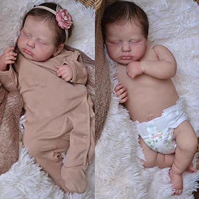  Zero Pam Realistic Reborn Dolls Girls 19 Inch Real Looking  Babies Soft Silicone Baby Dolls That Look Real Looking Newborn Doll  Lifelike Reborn Toddler : Toys & Games