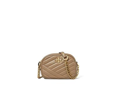 Tory Burch Women's Kira Chevron Small Camera Bag, Sandpiper, Tan, One Size