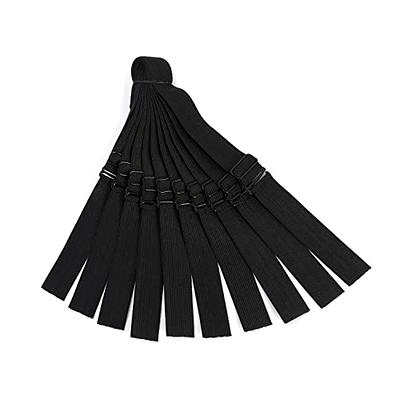 adjustable elastic band for wigs black