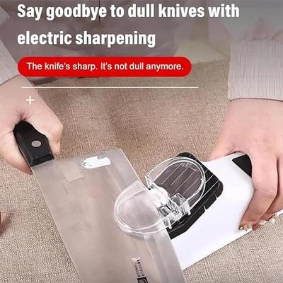 Electric Knife Sharpener Screwdriver Sharpen Electric Knife Sharpening  Machine Tool for Household Kitchen - Yahoo Shopping