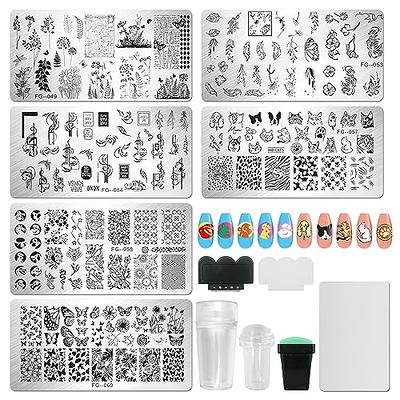 editTime 5000 Pieces (5 Boxes) Shiny Colorful Nail Art Rhinestones Nail  Stone Gems Design Kit and 4 sheets flower nail art stickers with a Curved  Tweezers and a Nail Brush (multicolor) - Yahoo Shopping