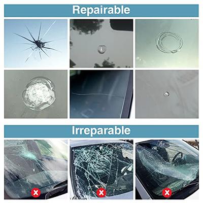 Windshield Repair Kit Cracked Glass Repair Kit to Fix Auto Glass