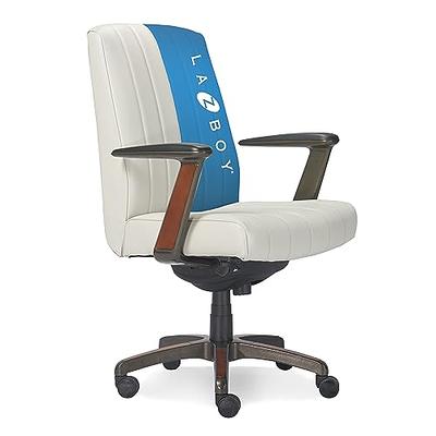 La-Z-Boy Bellamy Executive Leather Office Chair with Memory Foam