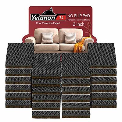 Non Slip Furniture Pads -24 pcs 2 Furniture Grippers, Non Skid for  Furniture Legs, Self Adhesive Rubber Furniture Feet, Anti Skid Furniture  Hardwood Floor Protector Keep Furniture in Place! - Yahoo Shopping