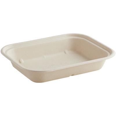 World Centric 5-Compartment Compostable Fiber Bento Box - 300/Case