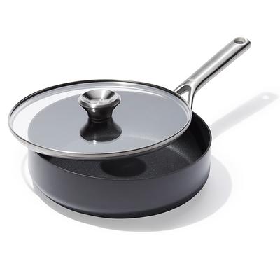 Ceramic Professional Non-Stick 3-Quart Sauté© Pan with Lid