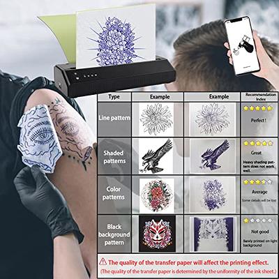 Itari M08F Wireless Tattoo Stencil-Printer - Tattoo Transfer Machine Thermal  Copier, Bluetooth Stencial Printer for Tattooing, Compatible with Phone &  Laptop - Yahoo Shopping