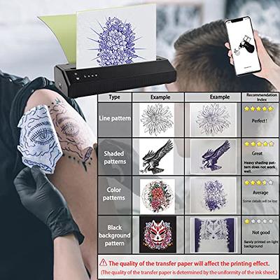 ItriAce M08F Tattoo Stencil Printer,Bluetooth Wireless Thermal