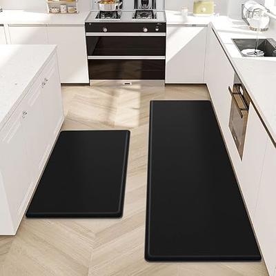 WISELIFE Kitchen Mat Cushioned Anti Fatigue Floor Mat,17.3x39,Thick Non  Slip Waterproof Kitchen Rugs and Mats,Heavy Duty PVC Foam Standing Mat for