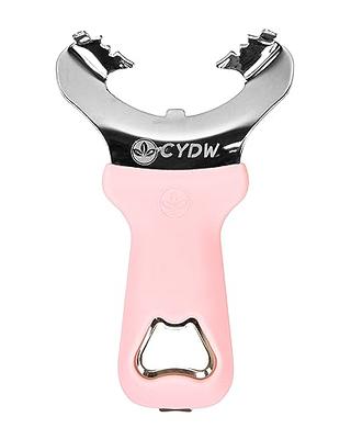 CYDW Mason Jar Opener Tool with Soft Touch Handle, No Lid Dents or Damage,  Can Opener Manual Multi-Purpose, Easy Twist Manual Handheld Top Remover,  Canning Supplies, Bottle Opener, Made for Lifetime 