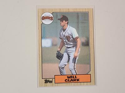 1987 Topps Will Clark Rc Rookie Baseball Card - Yahoo Shopping