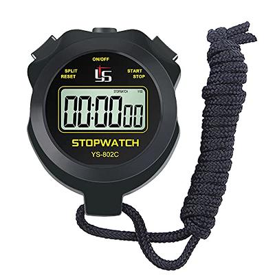 MUSHPORT Stopwatch Timer Only Stopwatch with ON/Off, No Clock No