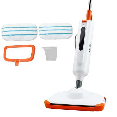 VEVOR 2-in-1 Steam Mop with 2 Microfiber Mop Pads and A Water Tank Natural  Floor Flat Mop for Various Hard Floors - Yahoo Shopping