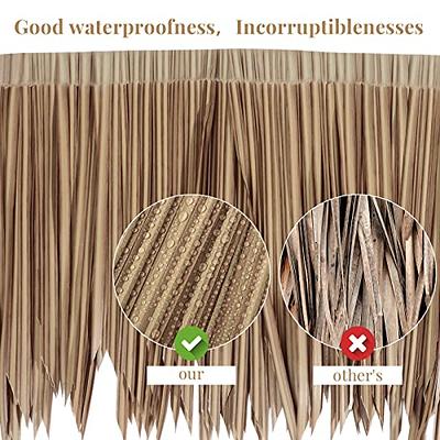 Plastic Mexican Style Tiki Bar Grass Duck Blind Grass DIY Thatch Cottage  Roof