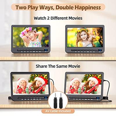 Arafuna 10.5 Dual Portable DVD Players w/ HDMI Input Car DVD Player