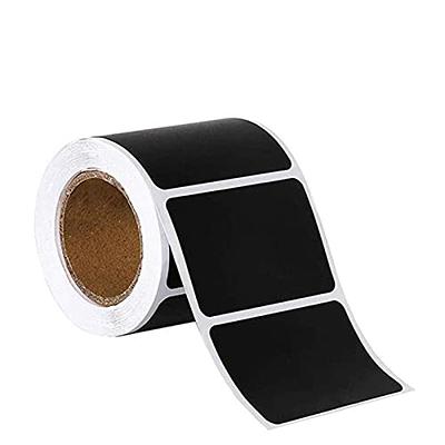 Black Sticker Labels Sticky Labels for Containers Chalk Board Labels for Jars  Waterproof Reusable Blackboard Stickers - Yahoo Shopping