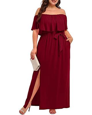 Plus Size Maxi Long Ethereal Tulle Formal Evening Dress