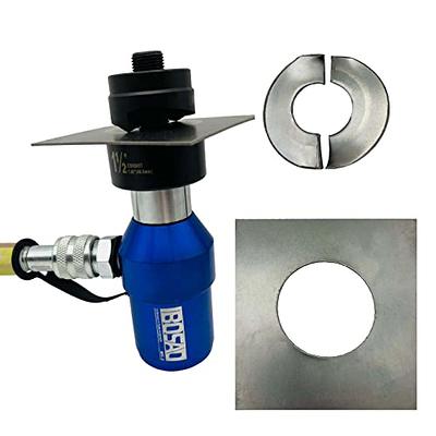Happybuy Hydraulic Hole Puncher Cutting Thick 1/4,Electric Hydraulic Hole  Punching Tool w/ 5-Dies Set,Hydraulic Metal Hole Puncher w/Manual Oil