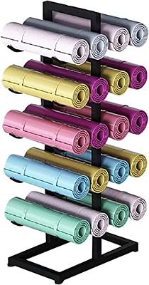 Wall Mount Yoga Mat Foam Roller And Towel Rack Yoga Mat Holder For