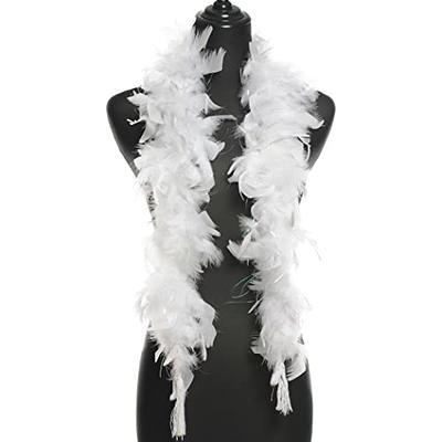 Silver Feather Boa