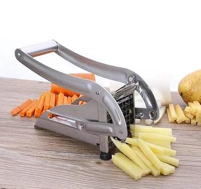 Potato Chipper French Fries Slicer Chip Cutter Chopper Maker Slicer + 2  Blades