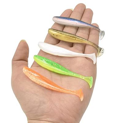 Paddle Tail Swimbaits 6.5cm/8cm Soft Fishing Lures Soft Plastic Lures Kit  for Bass Trout